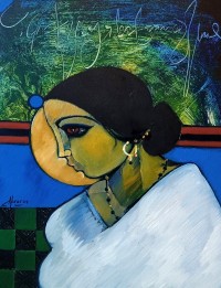 Abrar Ahmed, 12 x 16 Inch, Oil on Canvas, Figurative Painting, AC-AA-466